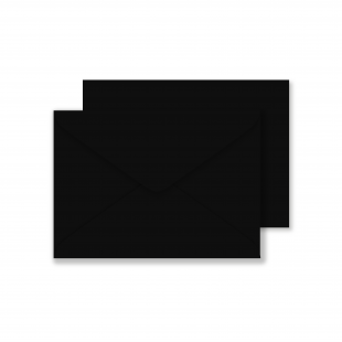 C6 Black Envelope 100gsm (114mm x 162mm)