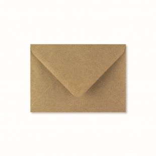 1,000 Wholesale C7 Ribbed Kraft Envelopes 115gsm (82mm x 113mm)