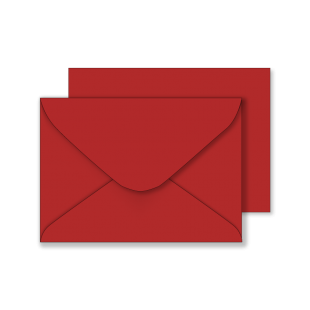 5x7 Scarlet Red Envelopes 100gsm (133mm x 184mm)