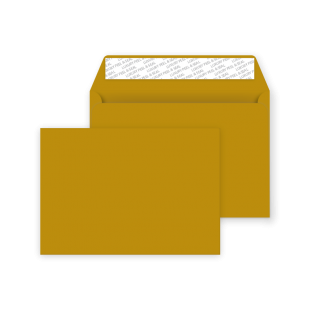 C6 Peel and Seal Envelope - Metallic Gold