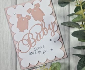 Say It In Fabric New Baby Card - Kim Dellow